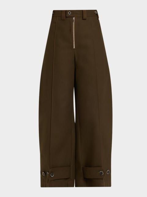CHRISTOPHER JOHN ROGERS Tab-Ankle Barrel Trousers