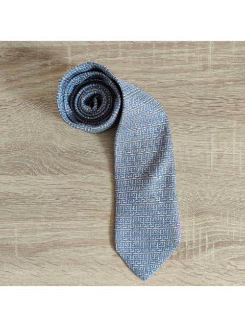 Hermès Hermes Paris Silk Tie 5081 PA Geometry Blue