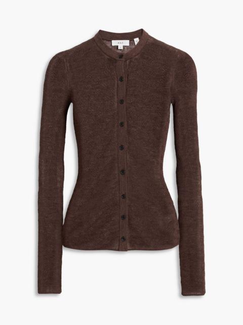A.L.C. Marley pointelle-knit alpaca-blend cardigan