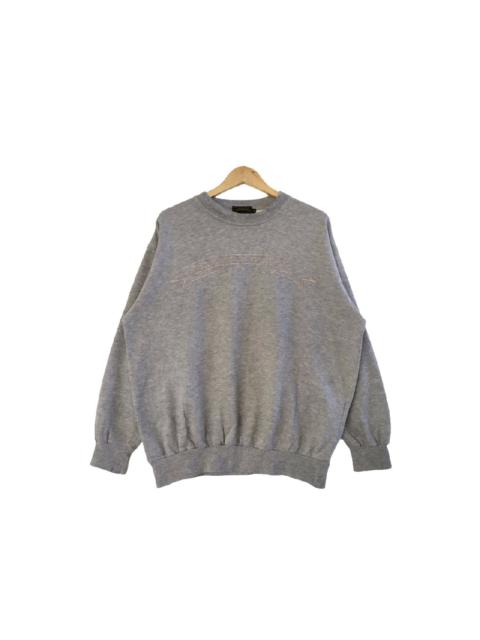 Other Designers Valentino × Vintage - Valentino Claudio Embroidered Logo Spellout Crewneck