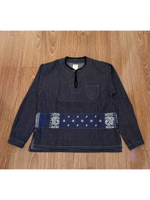 visvim VISVIM 18AW Spot Item: New Year Limited Edition Paisley-Paneled Shirt