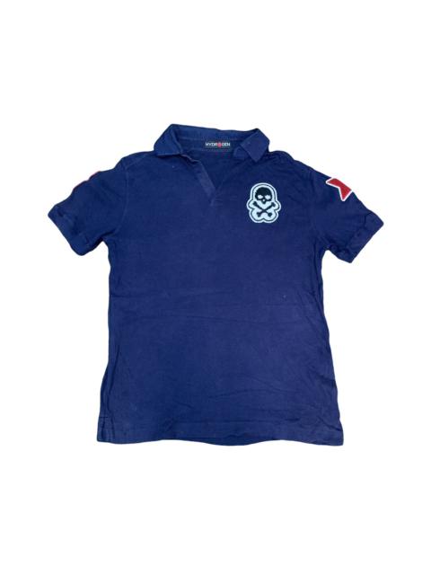 Other Designers Vintage - HYDROGEN POLO Tee Skull Embroidery Logo