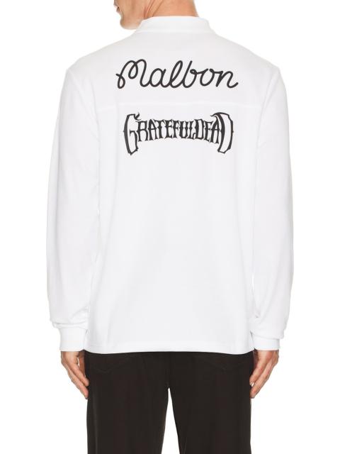 malbon x Grateful Dead Stealie Polo