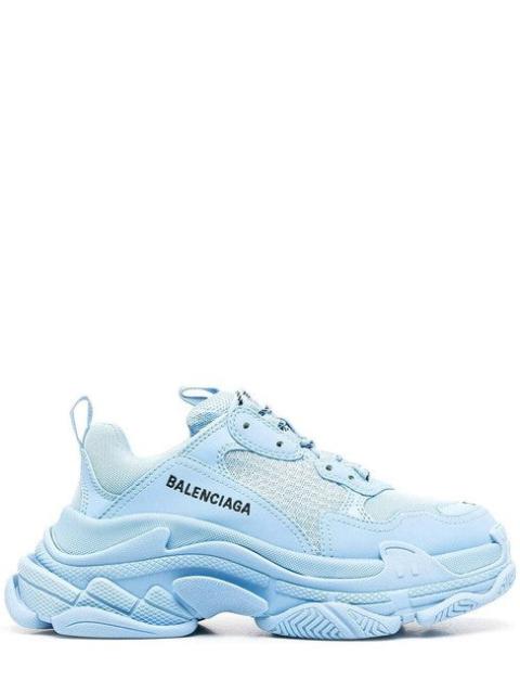 BALENCIAGA Blue Triple S Sneakers