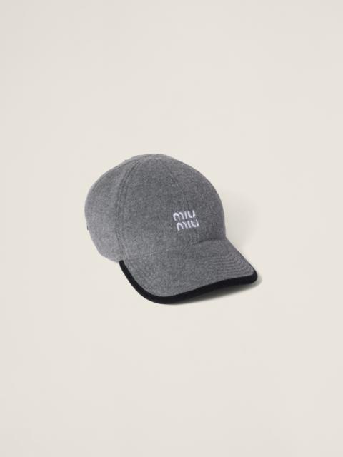 Miu Miu Fleece baseball cap