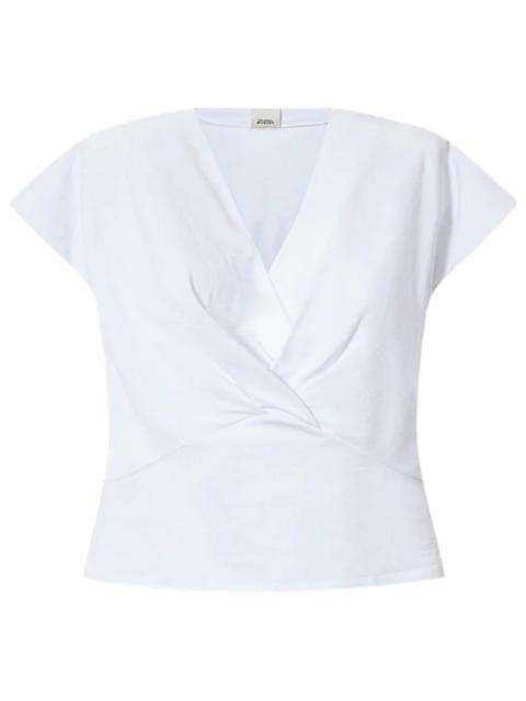 Isabel Marant Isabel Marant Women Nadrine Draped Cotton Jersey T-Shirt