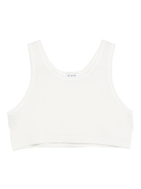 Alaïa sleeveless cropped top
