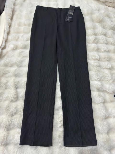 SAINT LAURENT Saint Laurent (SLP) Runway Model 24 Super-Fine Pinstripe Flannel Trousers