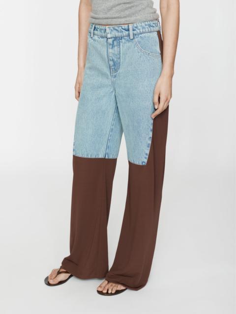 CHRISTOPHER ESBER Taped Denim Jersey Jean