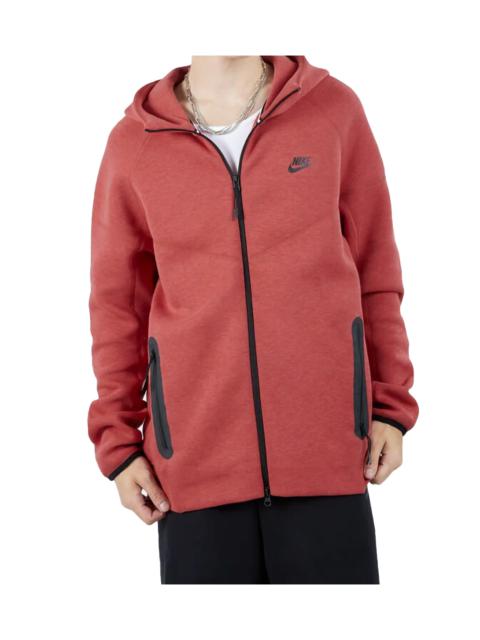 Nike Tech Fleece Full Zip Windrunner Hoodie "Red"