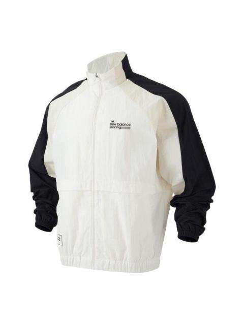 New Balance New Balance 23FW Sport Jacket 'White Black' 5AD37571-WT