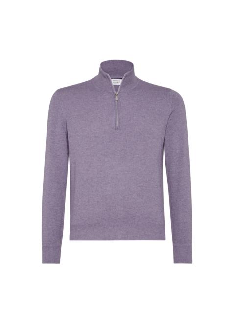 Brunello Cucinelli Brunello Cucinelli Cashmere sweater in Lilac at Nordstrom