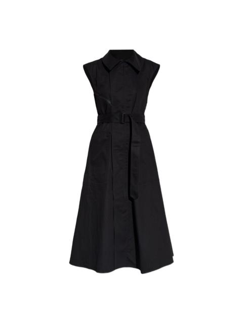 Y-3 zip-detail belted dress