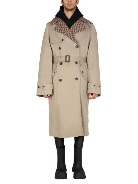 BALENCIAGA Balenciaga Men Reversible Trench Coat