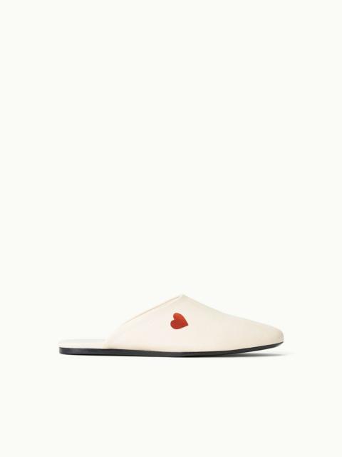 STAUD STAUD CUSTOM ABBY SLIPPER CREAM