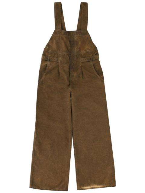 UMA WANG COTTON PANDA DUNGAREES