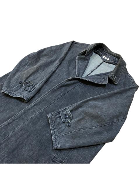 ISSEY MIYAKE Vintage 90's runway colletion Issey Miyake long oversized denim jacket