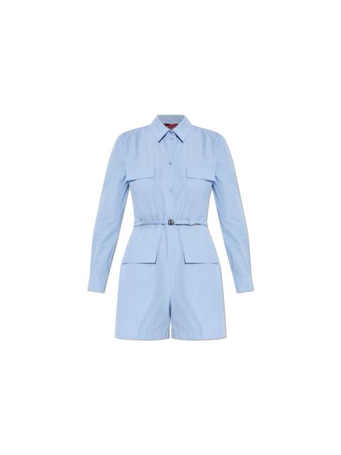 GUCCI GUCCI Blue Jumpsuit New & Authentic (Women's size:IT 38;)