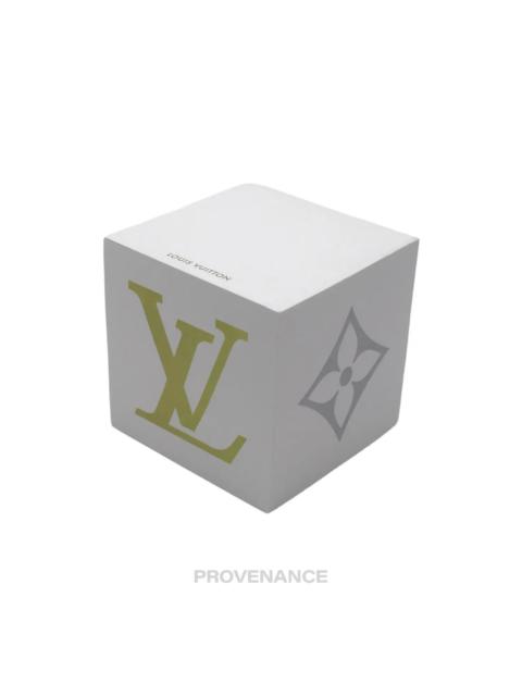 Louis Vuitton Louis Vuitton Monogram Desk Sticky Note Pad - White