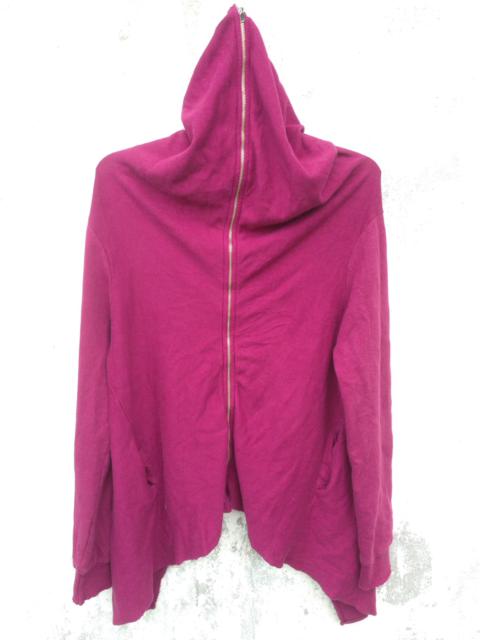 Other Designers 0044 Paris - 0044 Paris Raw Cropped Full Zipper Hoodie