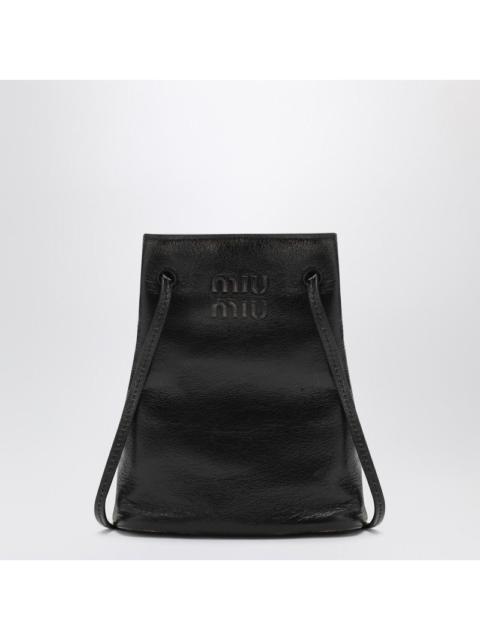 Miu Miu Miu Miu Brown Nappa Pouch Women