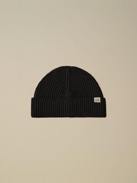 C.P. Company Extrafine Merino Fisherman Beanie