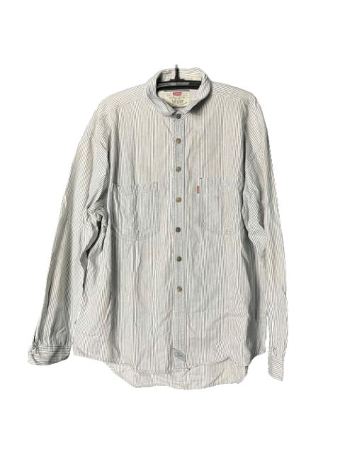 Other Designers Vintage - 🔥RARE🔥Levi's WPL 423 Stripes Button Up Shirt