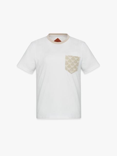 MCM Jacquard Pocket T-Shirt in Organic Cotton