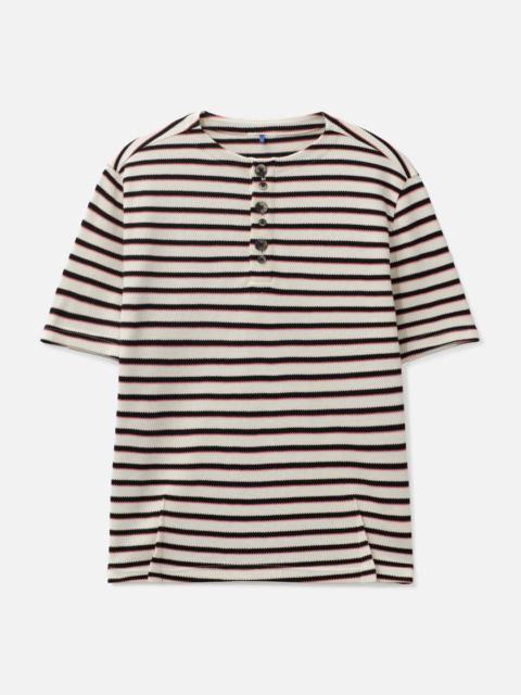 ADER error HENLEY NECK T-SHIRT PRODUCT. 23
