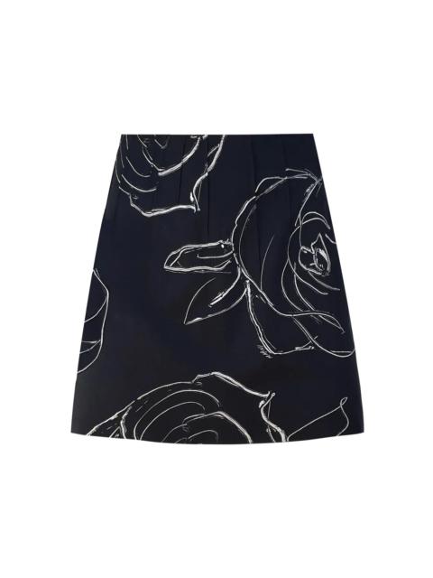 Marni Aurora Heavy Poplin Skirt