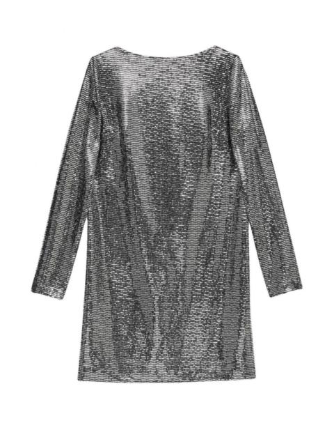 GUCCI Metallic Dotted Jersey  Dress