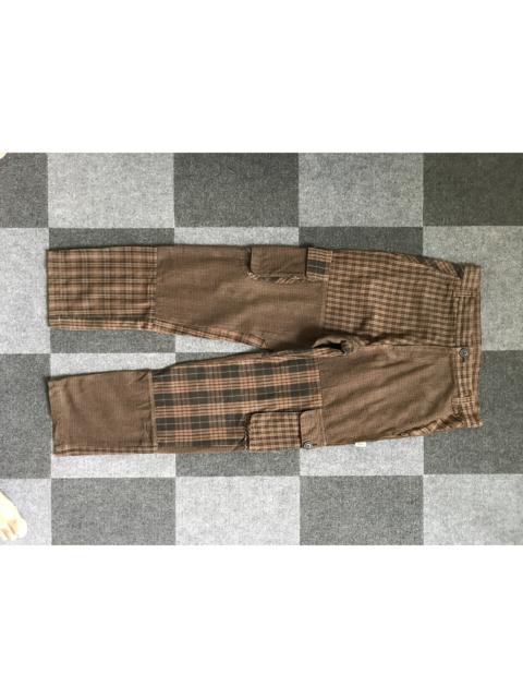 Other Designers Military - CP140 seeswaysatiate Japan Multiplaid Patchwork Cargo Pant