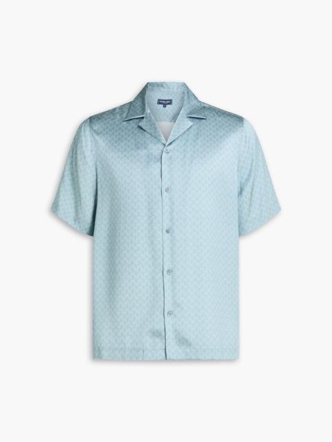 FRESCOBOL CARIOCA Roberto printed silk-satin shirt