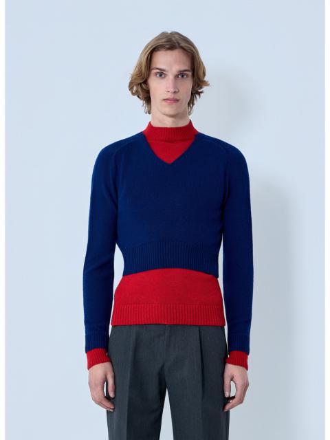 Jil Sander Jil Sander Men Layered Knit Sweater