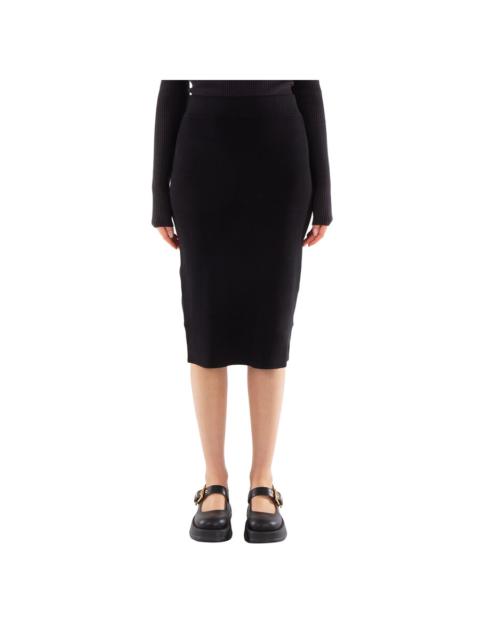 Other Designers Calvin Klein Cotton Knit Pencil Skirt