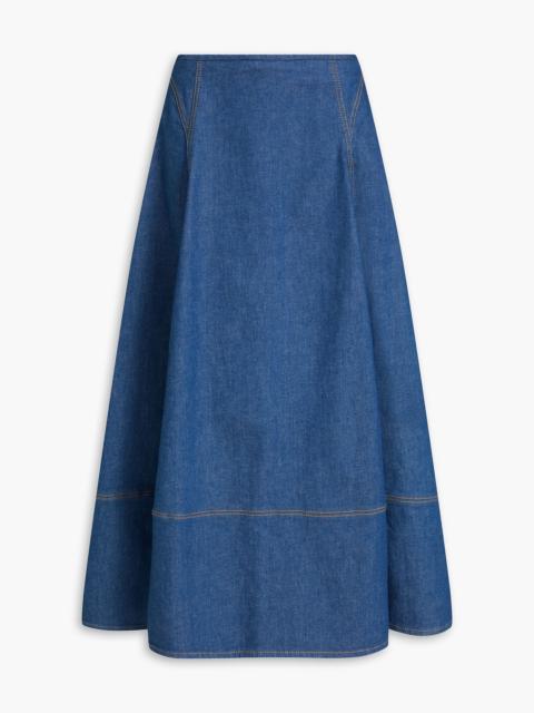 Zimmermann Denim midi skirt