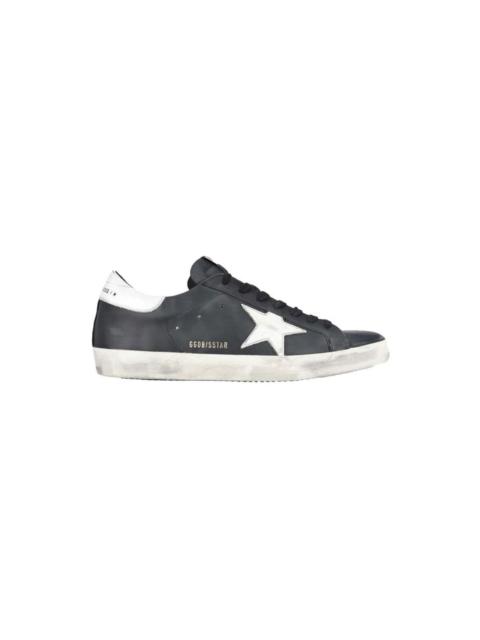 Golden Goose MEN'S SUPER STAR SNEAKERS (BLACK/WHITE)