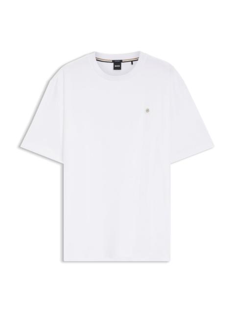 BOSS REGULAR-FIT T-SHIRT IN MERCERIZED INTERLOCK COTTON