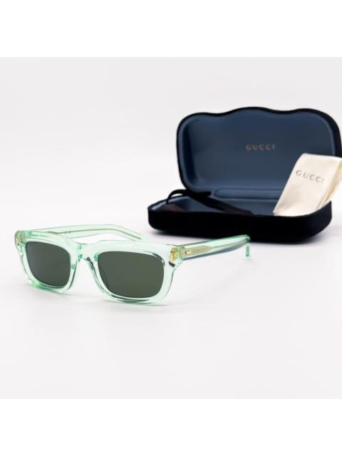 GUCCI NEW GG1524S 004 GUCCI UNISEX GREEN SUNGLASSES GUCCI