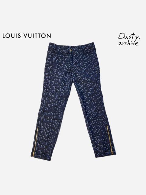 Louis Vuitton Louis Vuitton Graffiti Monogram Jeans