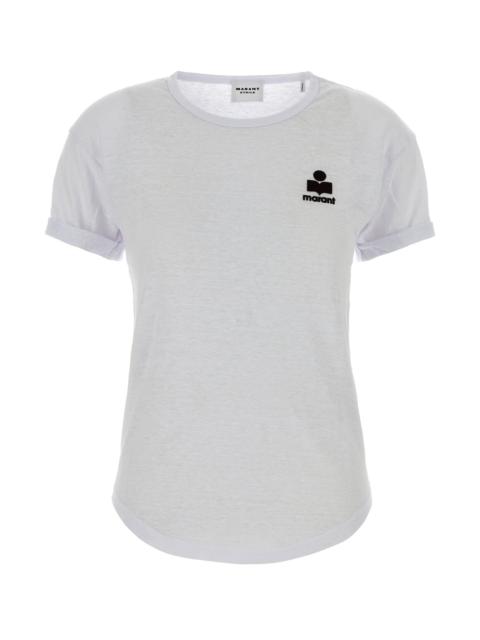 Isabel Marant Étoile White linen Koldia t-shirt