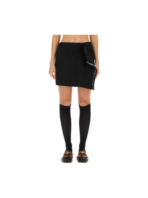 Moschino Wool Wrap Skirt