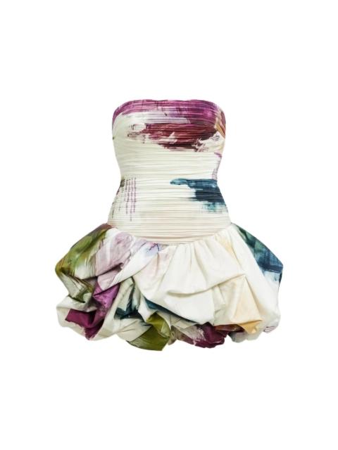 Aje. Violette Bubble Hem Mini Dres