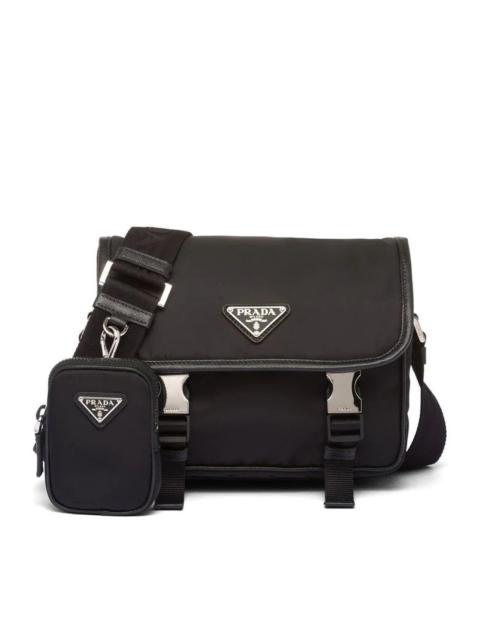 Prada Prada Men Re-Nylon And Saffiano Shoulder Bag