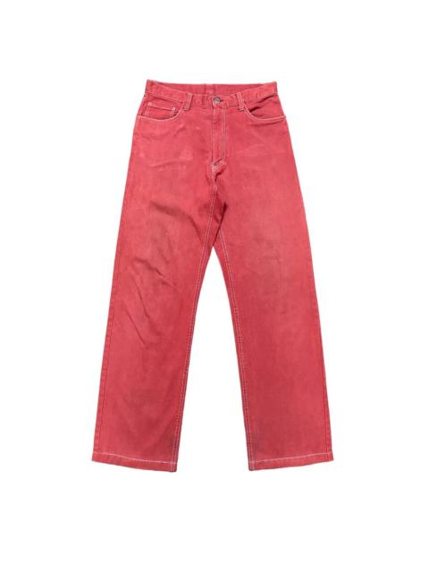 Yohji Yamamoto Vintage A.A.R Yohji Yamamoto Jeans Faded Red