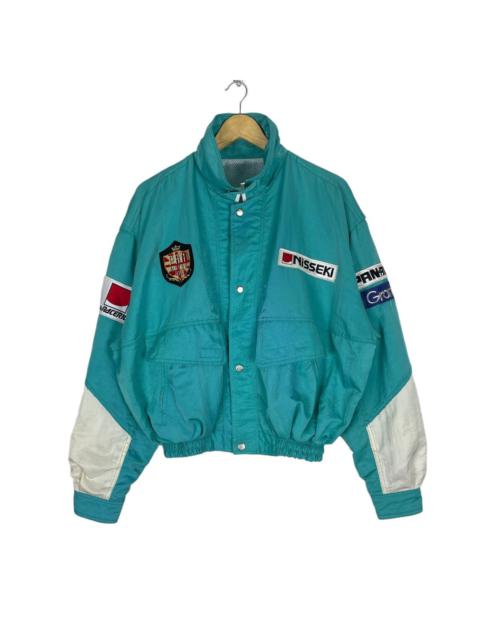 Other Designers Vintage - ❄️80s NISSEKI RACING TEAM BOMBER LIGHT JACKET