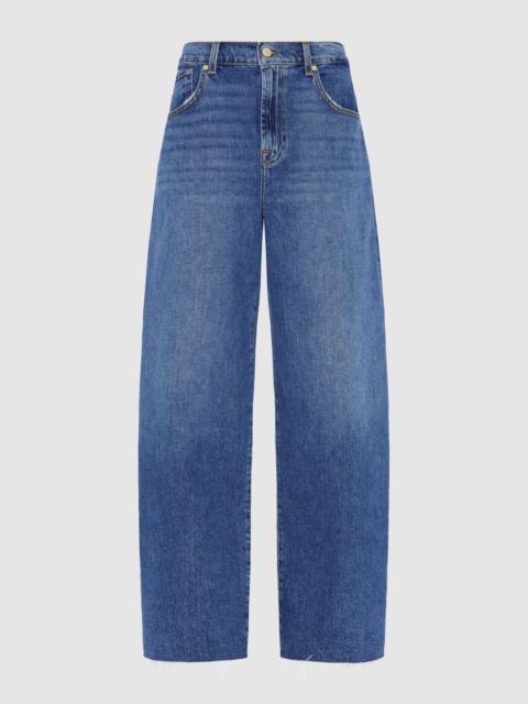 7 For All Mankind MANKIND Bonnie Barrel Leg in Santa Cruz