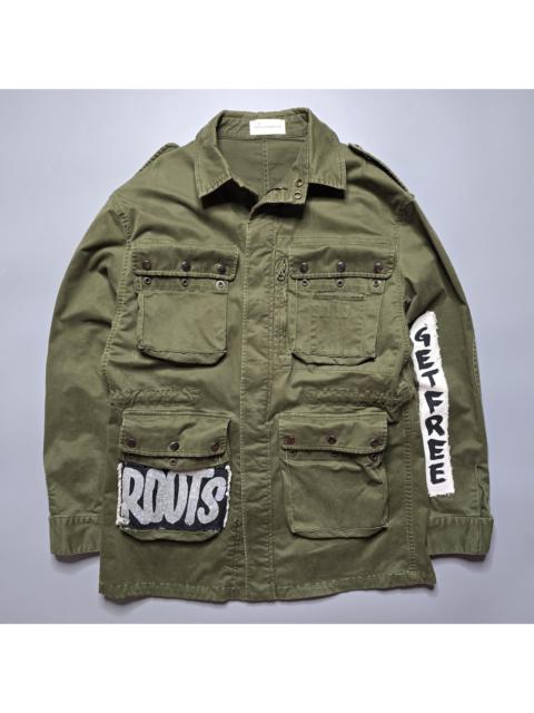 Faith Connexion - Hand-Painted Crown Tag M65 Field Jacket