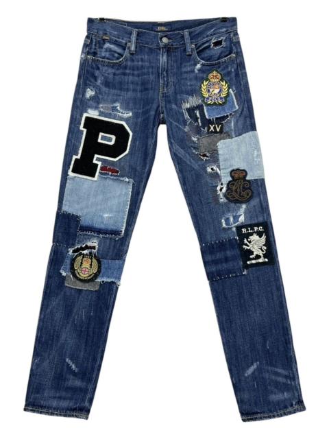 Polo Ralph Lauren 🔥POLO RALPH LAUREN Astor Slim Boyfried Fit Patchwork Denim