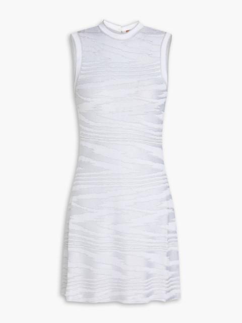 Missoni Metallic jacquard-knit mini dress